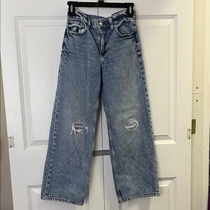 GAP Kids Blue Distressed Jeans